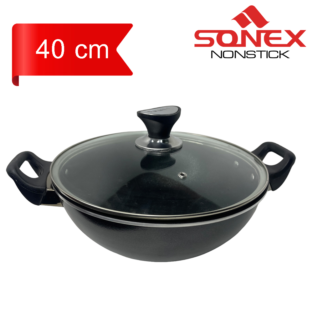 Sonex Cooking Wok With Lid 40Cm (50147) Sonex Cooking Wok With Lid 40Cm (50147)