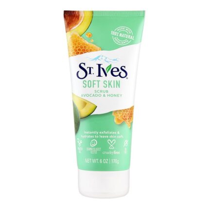 St. Ives Soft Skin Avocado & Honey Scrub Tube 170G