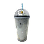 Straw Glass Acrylic White