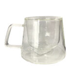 Tea Mug White Glass
