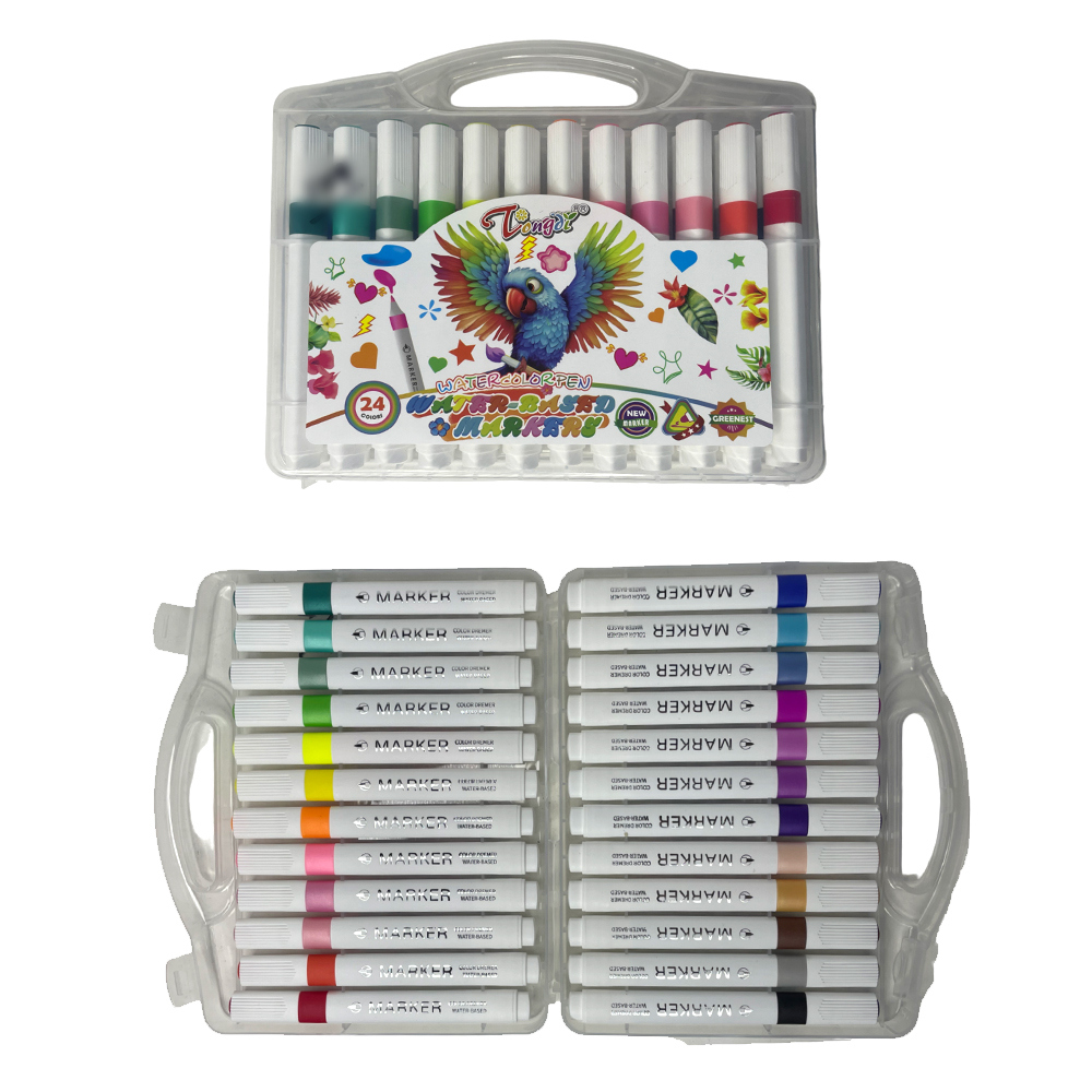 Tongdi Water Color Pen 24 Colors (Td85566-24) Tongdi Water Color Pen 24 Colors (Td85566-24)