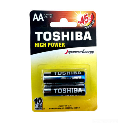 Toshiba High Power Aa Alkaline 1.5V 2Pcs