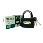 Tri-Circle Iron Pad Lock 63Mm