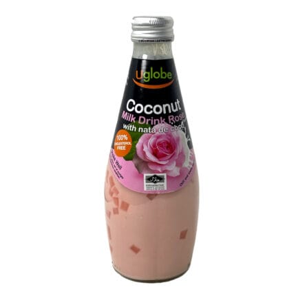Uglobe Coconut Milk Drink Rose Flavour 290Ml
