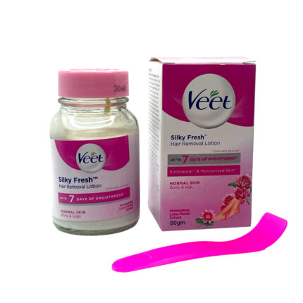 Veet Silky Fresh Hair Removal Lotion Body & Legs Normal Skin 80G