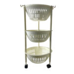 Vegetable Stand Plastic 3 Portion (0057)