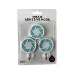 Yihao Adhesive Hook 3Pcs 2Kg Max Load