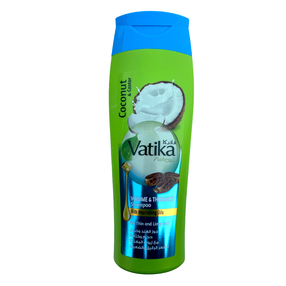 Vatika Shampoo Coconut And Castor Volume & Thickness 360Ml Vatika Shampoo Coconut And Castor Volume & Thickness 360Ml