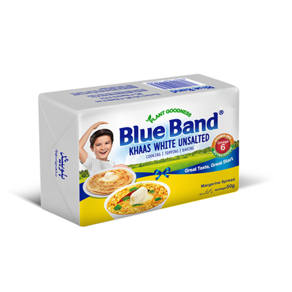 Blue Band Khaas White Margarine Unsalted 100G Blue Band Khaas White Margarine Unsalted 100G
