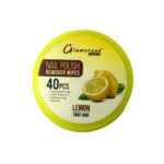 Glamorous Face Nail Polish Remover Wipes 40Pcs Lemon