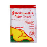 Johnsons Baby Liner Small 100 Wipes