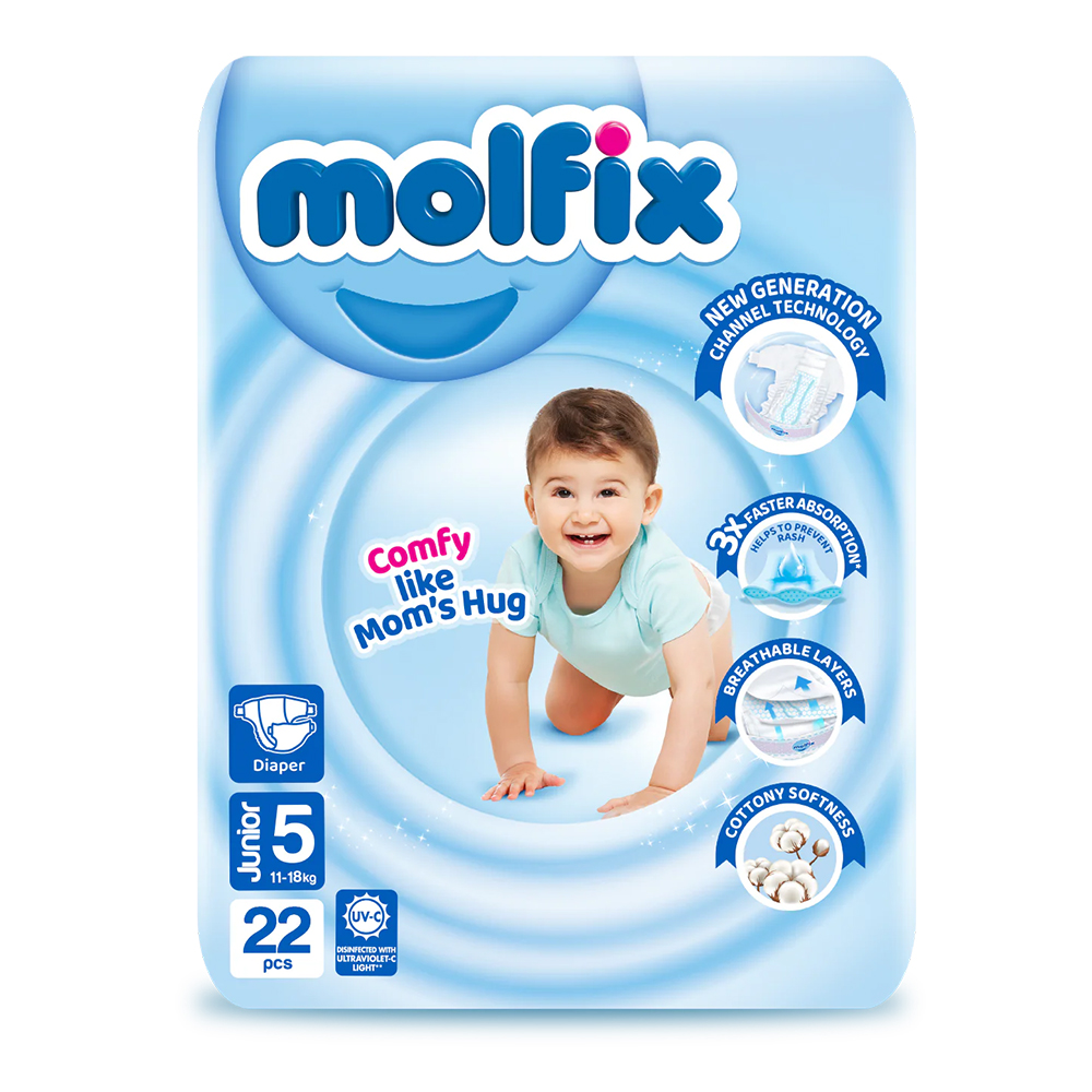 Molfix Diaper No5 22Pcs Molfix Diaper No5 22Pcs