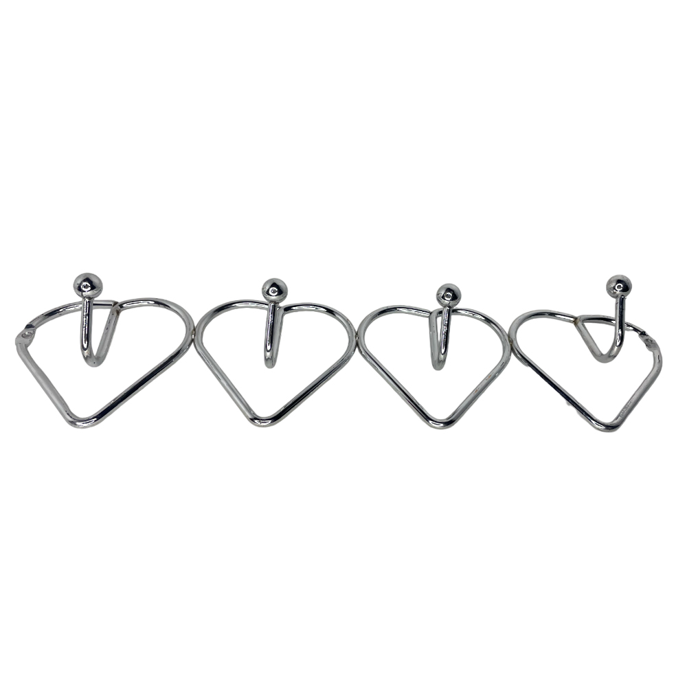 Stainless Steel Hanger Keli Heart 4P Stainless Steel Hanger Keli Heart 4P