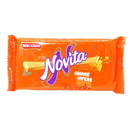 Bisconni Novita Orange Wafers Half Pack
