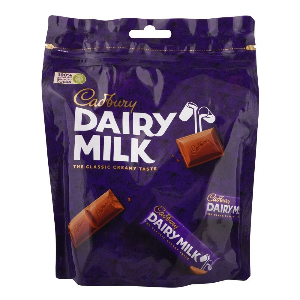 Cadbury Dairy Milk Chocolate Pouch 144G Cadbury Dairy Milk Chocolate Pouch 144G