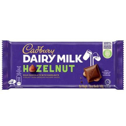 Cadbury Dairy Milk Hazelnut Chocolate 160G