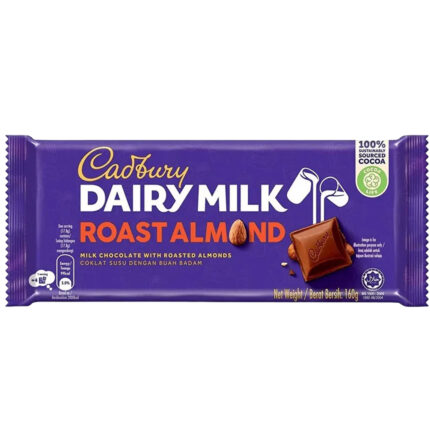 Cadbury Dairy Milk Roasted Almond Chocolate 160G
