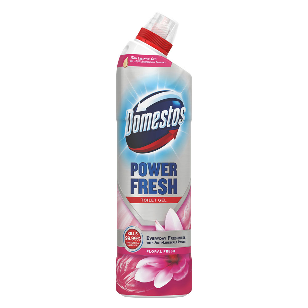 Domestos Toilet Gel Floral Fresh 750Ml Domestos Toilet Gel Floral Fresh 750Ml
