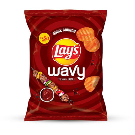 Lays Wavy Texas Bbq Chips 30G