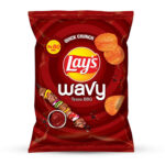 Lays Wavy Texas Bbq Chips 45G