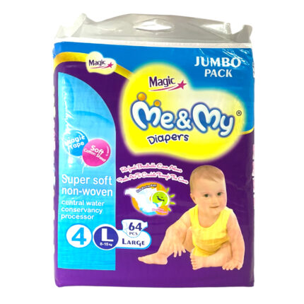Me & My Diaper Large No4 64Pcs