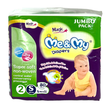 Me & My Diaper Small No2 80Pcs
