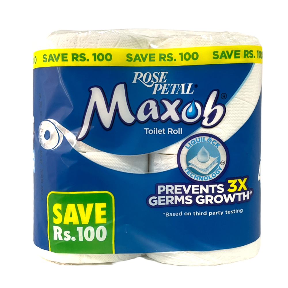Rose Petal Maxob Toilet Roll 3+1 Rose Petal Maxob Toilet Roll 3+1