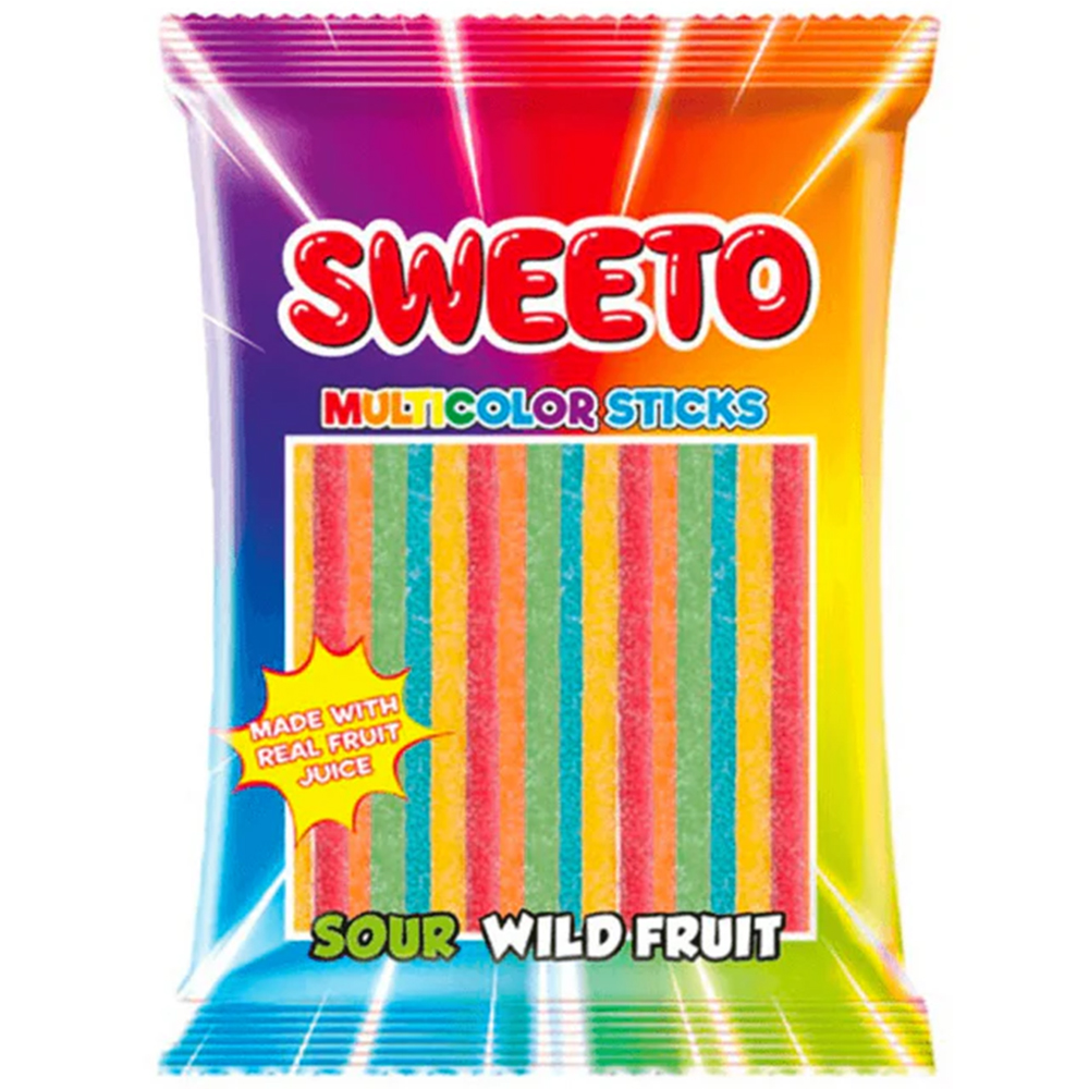 Sweeto Multicolor Stick Wild Fruit Jelly 30G Sweeto Multicolor Stick Wild Fruit Jelly 30G