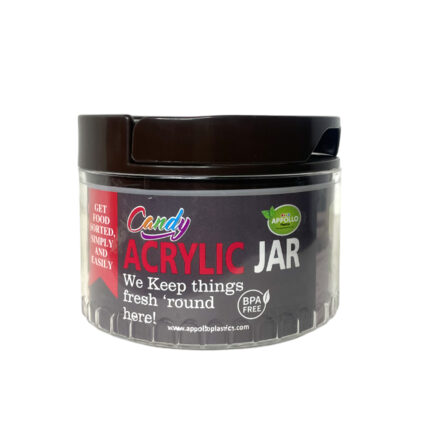 Appollo Candy Acrylic Jar 580Ml