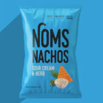 Noms Nachos Sour Cream & Herb Chips 32G