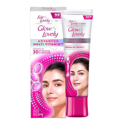 Fair & Lovely Advanced Multi Vitamin Hd Glow Cream Essence Of 30 Vitamin Capsules 25G