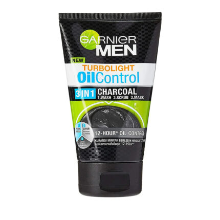 Garnier Men Oil Clear 3In1 Charcoal 100Gm