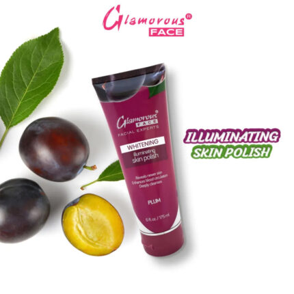 Glamorous Face Whitening Illuminating Skin Polish Plum 175Ml