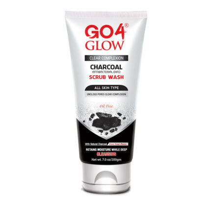Go4 Glow Charcoal Scrub Wash Oil Free 200G
