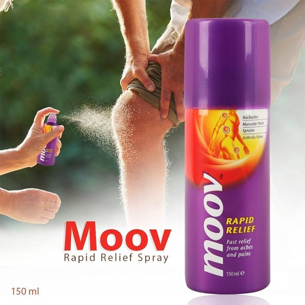 Moov Rapid Relief Spray 150Ml Moov Rapid Relief Spray 150Ml