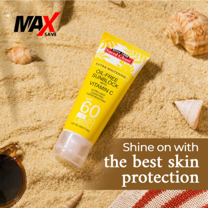 Saeed Ghani Oil Free Sunblock With Vitamin C Spf60 60Ml
