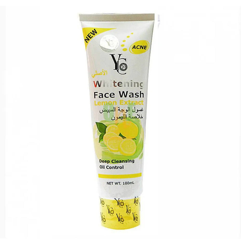 Yong Chin Whitening Lemon Extract Face Wash 100Ml Yong Chin Whitening Lemon Extract Face Wash 100Ml