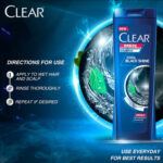 Clear Men Shampoo Cool Black Shine 185Ml