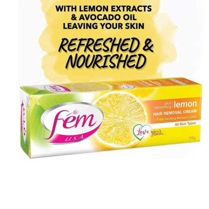 Fem Hair Removal Cream Lemon 120G
