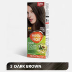 Golden Pearl Hello Hair Hair Colour Dark Brown No.3