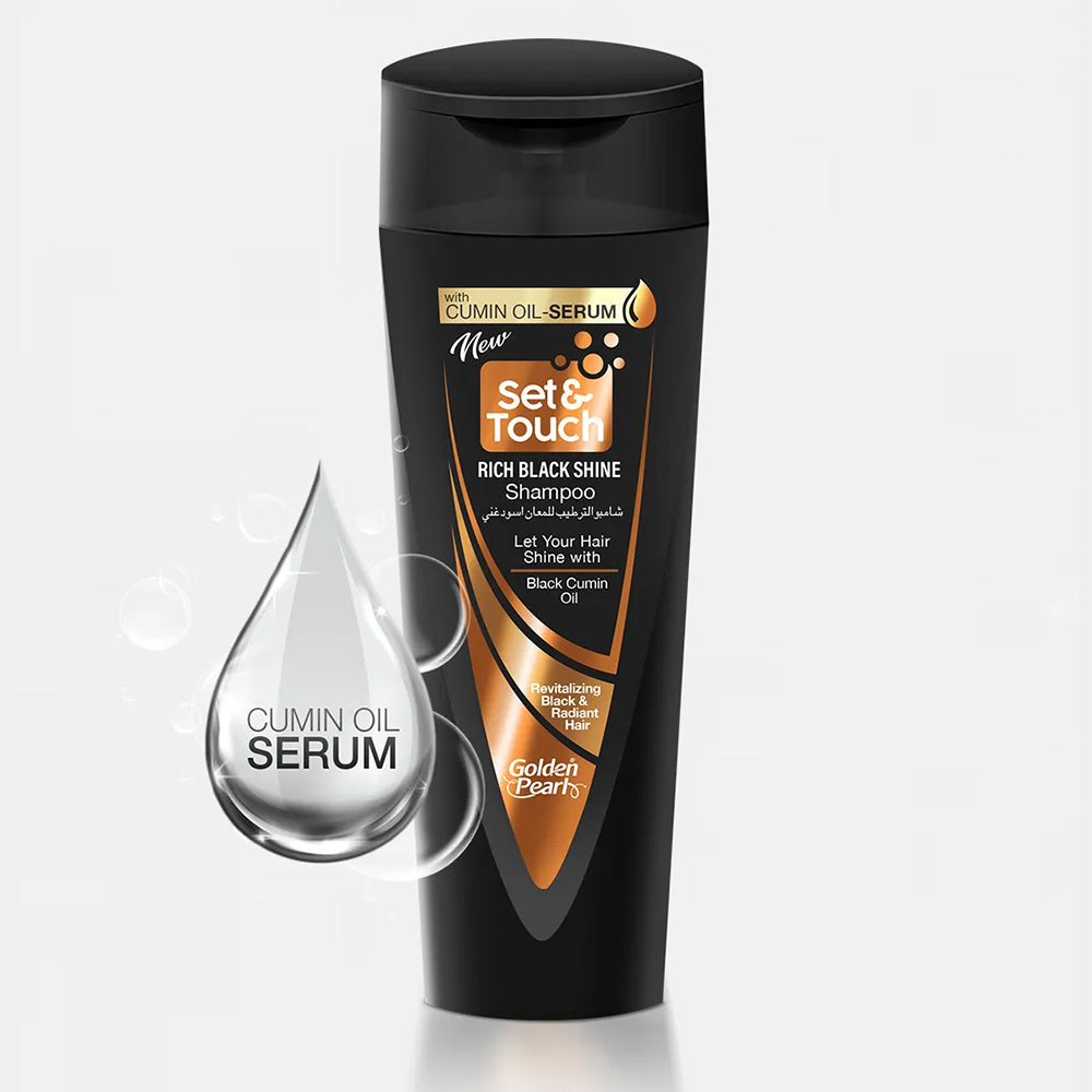 Golden Pearl Set & Touch Shampoo Rich Black 360Ml Golden Pearl Set & Touch Shampoo Rich Black 360Ml
