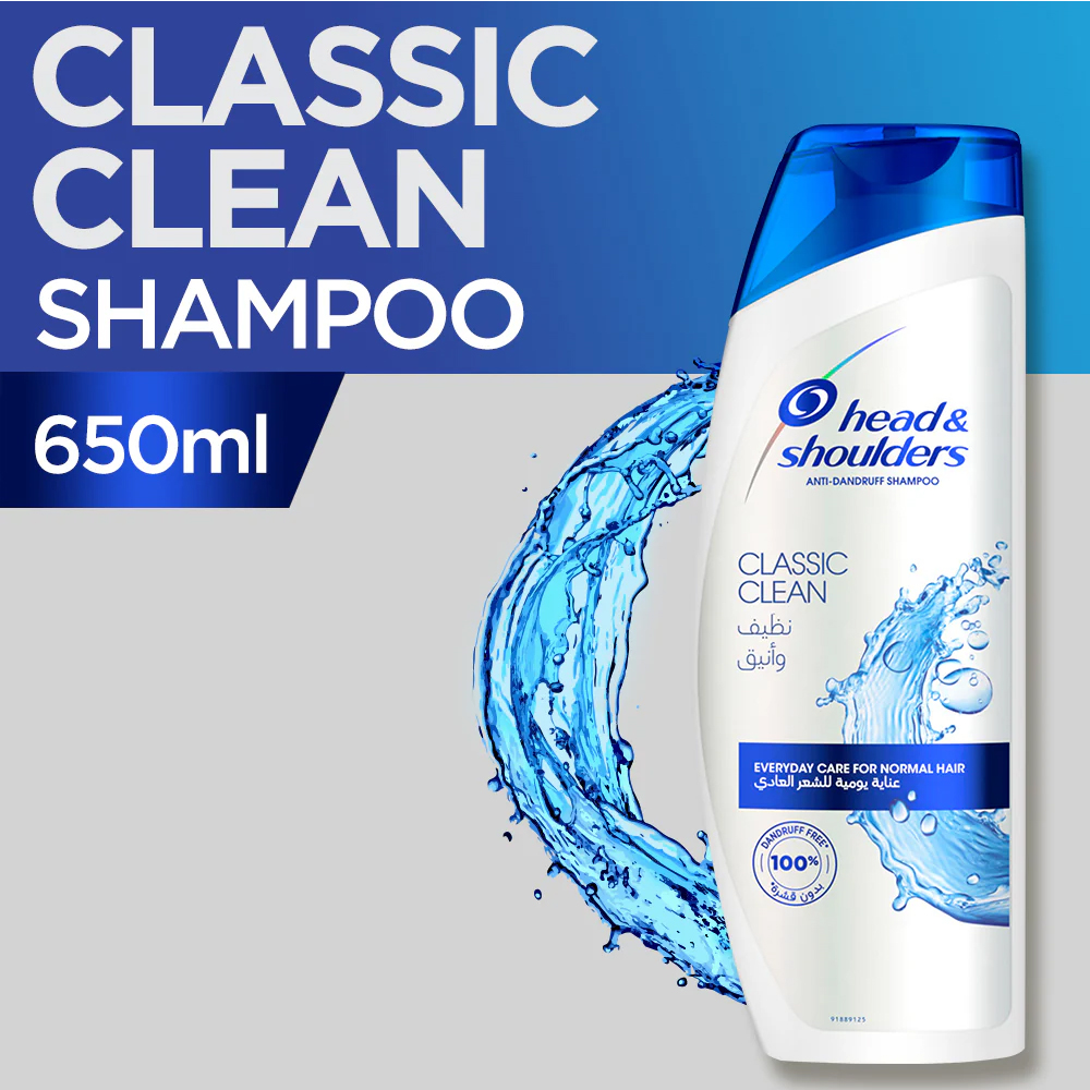 Head & Shoulders Classic Clean Shampoo 650Ml Head & Shoulders Classic Clean Shampoo 650Ml