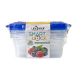 Lavenna Smart Lock Air Tight Box 1000Ml 3Pcs