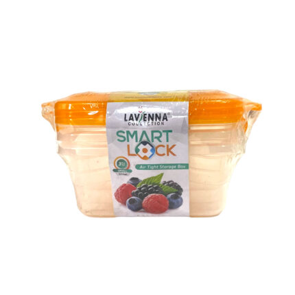 Lavenna Smart Lock Air Tight Box 500Ml 3Pcs