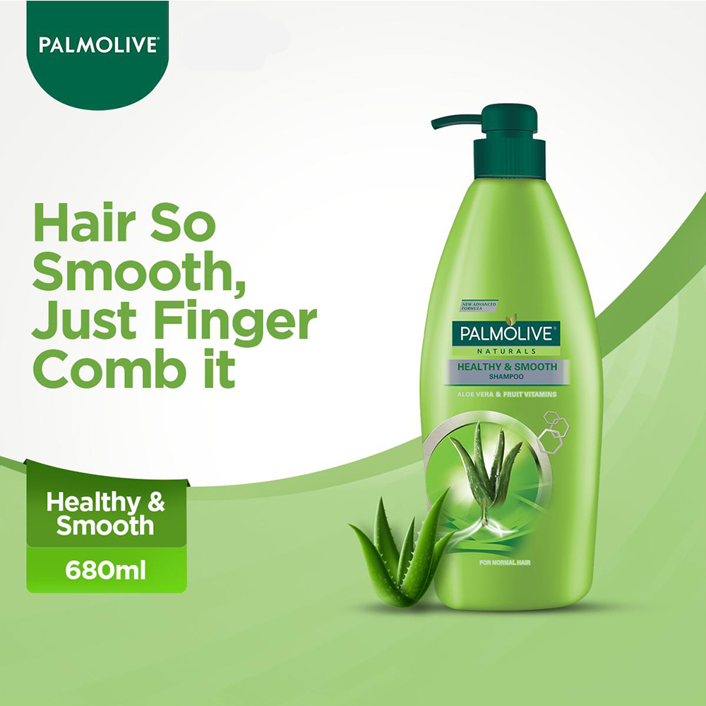 Palmolive Shampoo Healthy & Smooth Aloe Vera & Fruity Vitamins 680Ml Palmolive Shampoo Healthy & Smooth Aloe Vera & Fruity Vitamins 680Ml