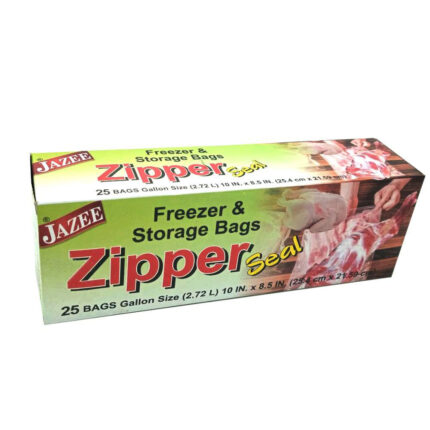 Jazee Zipper Storage Bag 10X8.5 25 Bags