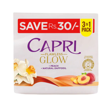 Capri Soap Flawless Glow Peach Natural Daffodil 150G X 3