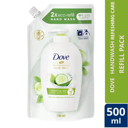 Dove Hand Wash Cucumber & Green Tea Pouch 500Ml