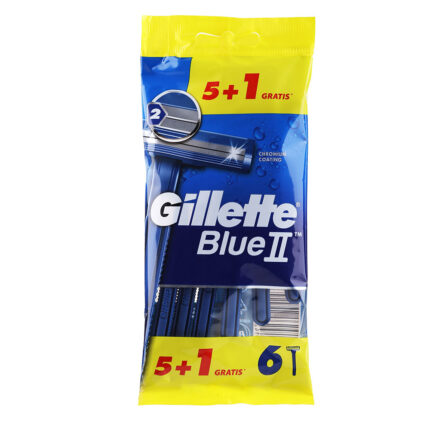 Gillette Blue 2 Disposable Razors 5+1 Pack