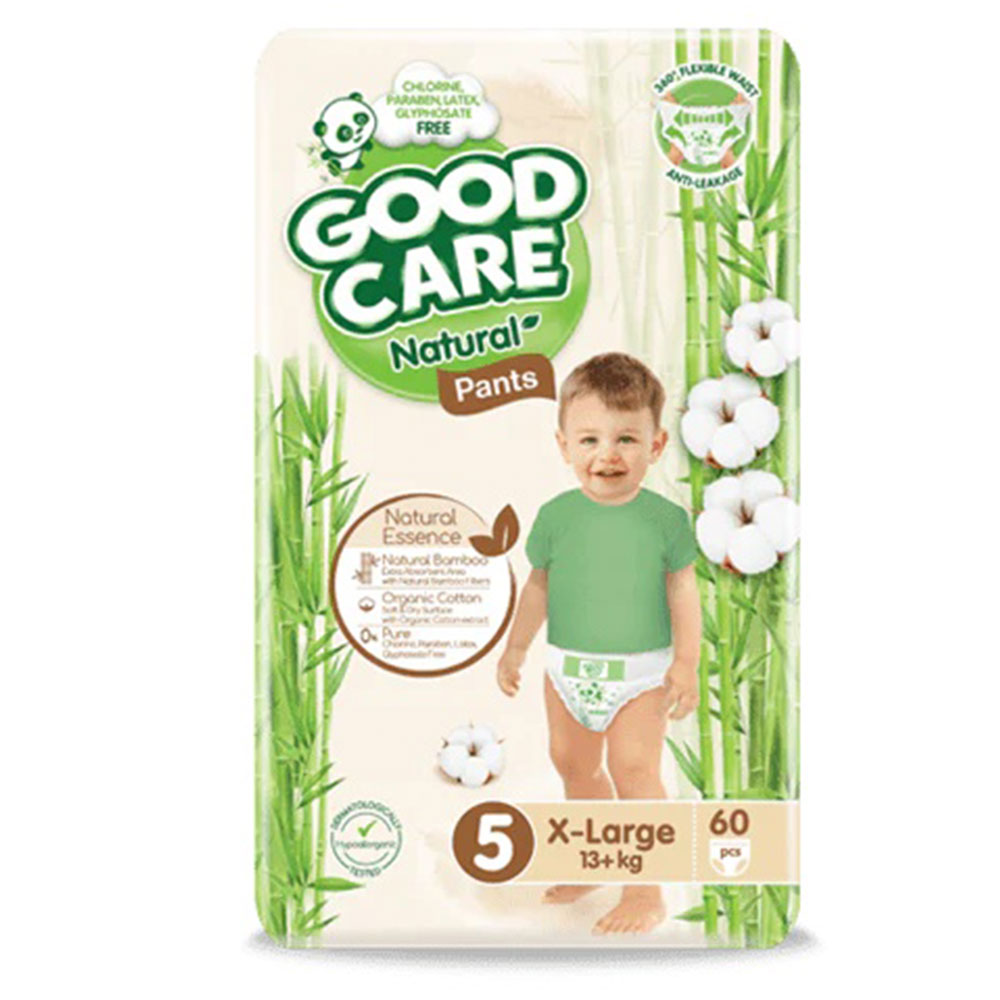 Good Care Natural Pants Extra Large No.5 (60Pcs) Good Care Natural Pants Extra Large No.5 (60Pcs)